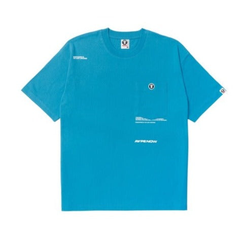 AAPE NOW POCKET BLUE TEE | AAPE | AAPTEM1246XXKBLR0XL