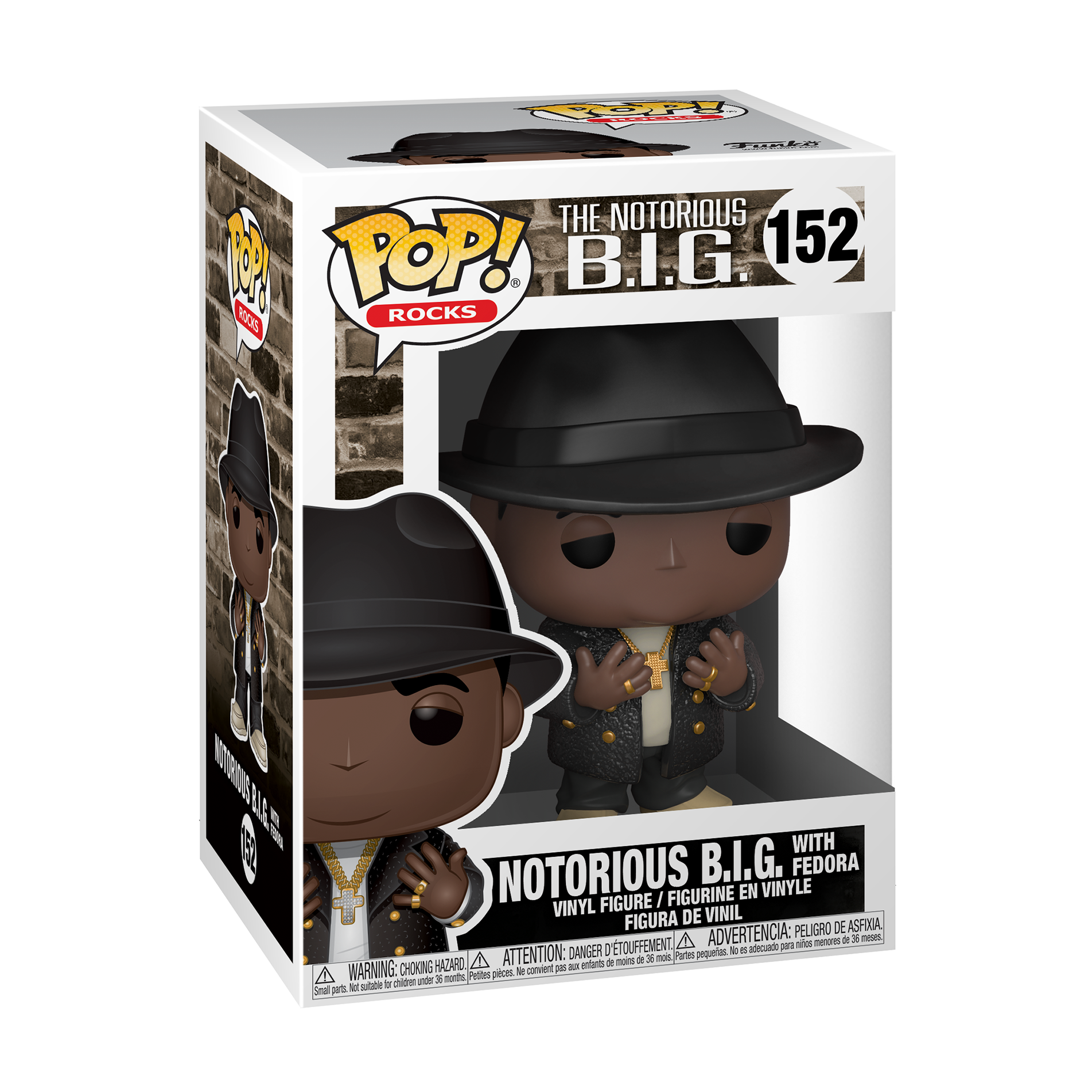 Pop! Rocks: Biggie - Notorious B.I.G. w/Fedora | Funko | FU45430