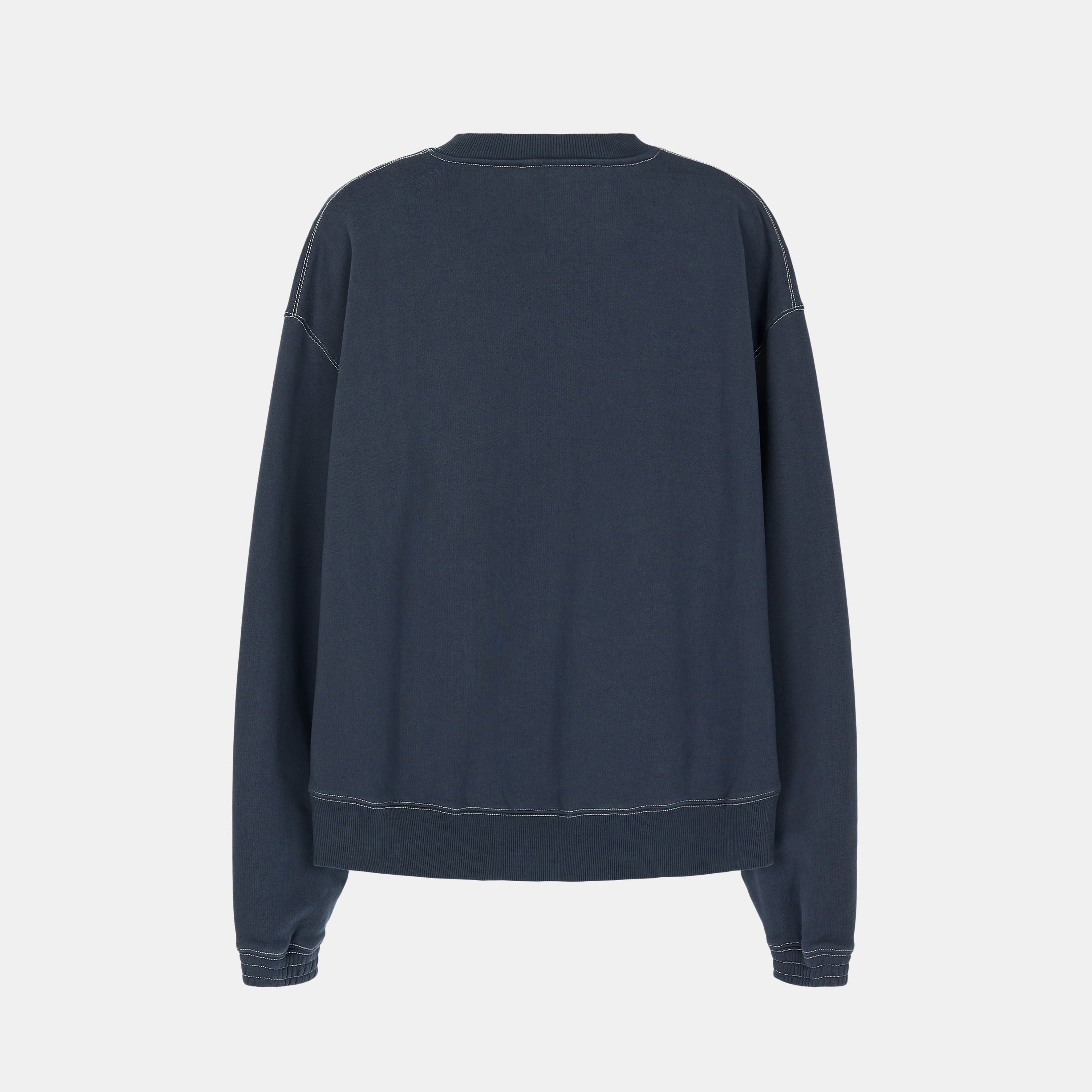 Knitted MILLBANK CREWNECK BLUE | Men's Apparel | A-COLD-WALL | ACWMW230 BLU Knitted MILLBANK CREWNECK BLUE | Men's Apparel | A-COLD-WALL | ACWMW230 BLU