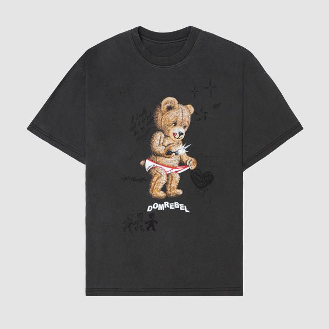 SNAP SKETCH - T-SHIRT Faded Black | Unisex Apparel | Domrebel | SNAP SKETCH - T-SHIRT SNAP SKETCH - T-SHIRT Faded Black | Unisex Apparel | Domrebel | SNAP SKETCH - T-SHIRT