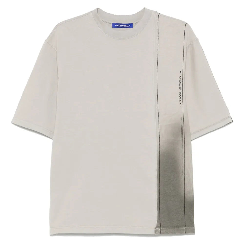 A-COLD-WALL T-shirt with label print in GREY | Men's Apparel | A-COLD-WALL | ACWMTS206 GRY A-COLD-WALL T-shirt with label print in GREY | Men's Apparel | A-COLD-WALL | ACWMTS206 GRY