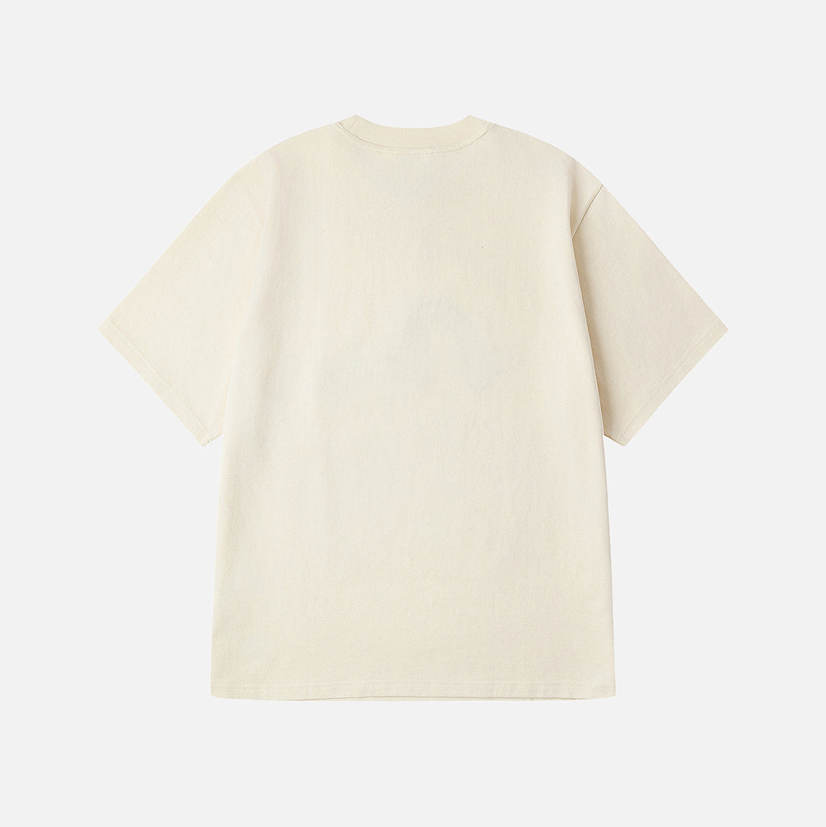 Brocade Seagull Appliqué Regular Fit Short Sleeves T-shirt CREAM | Men's Apparel | EVISU | 2EAHTM5TS1161X XCT-Ecru Brocade Seagull Appliqué Regular Fit Short Sleeves T-shirt CREAM | Men's Apparel | EVISU | 2EAHTM5TS1161X XCT-Ecru