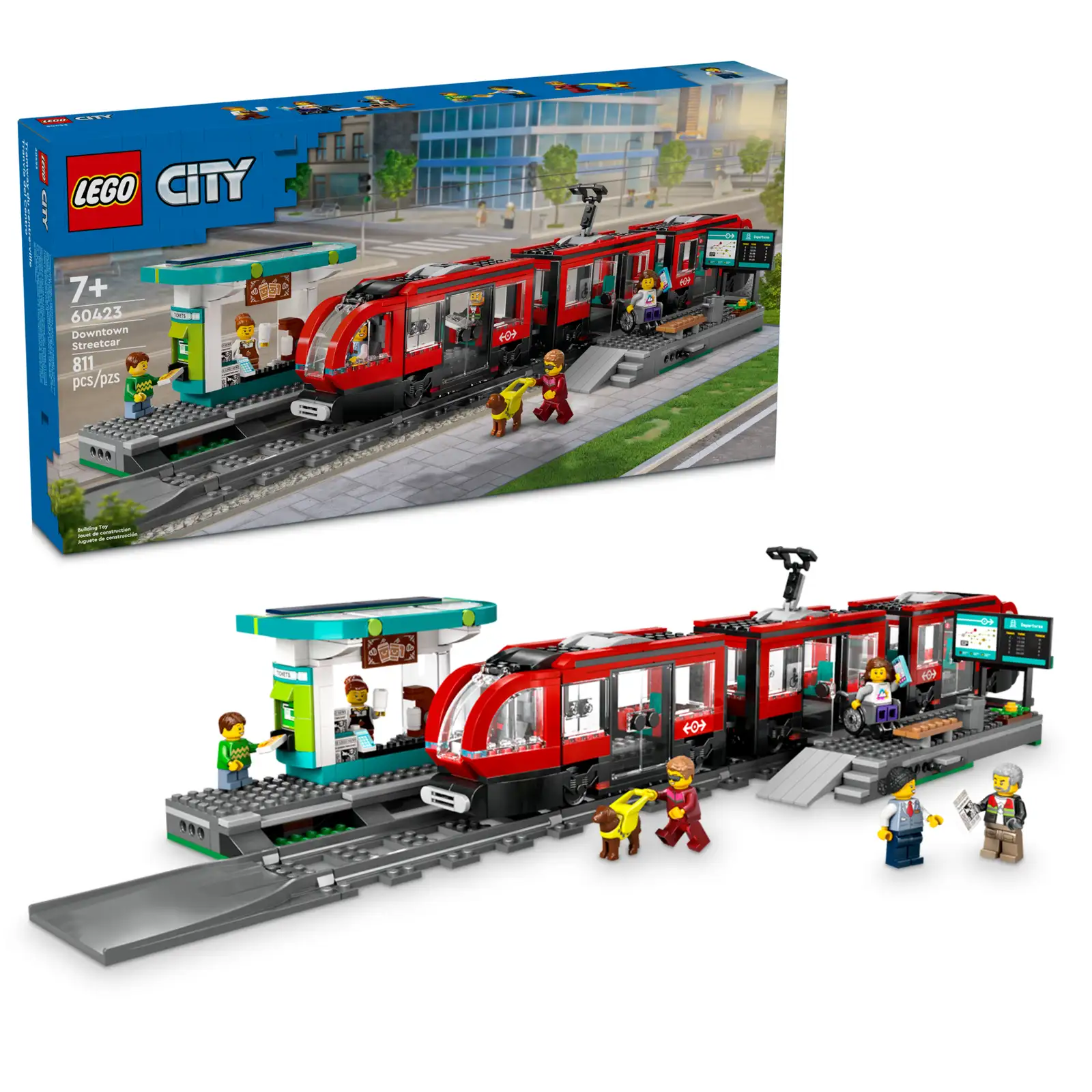 Downtown Streetcar and Station 811 PCS | Accessories | lego | Downtown Streetcar and Station 811 PCS | Accessories | lego |