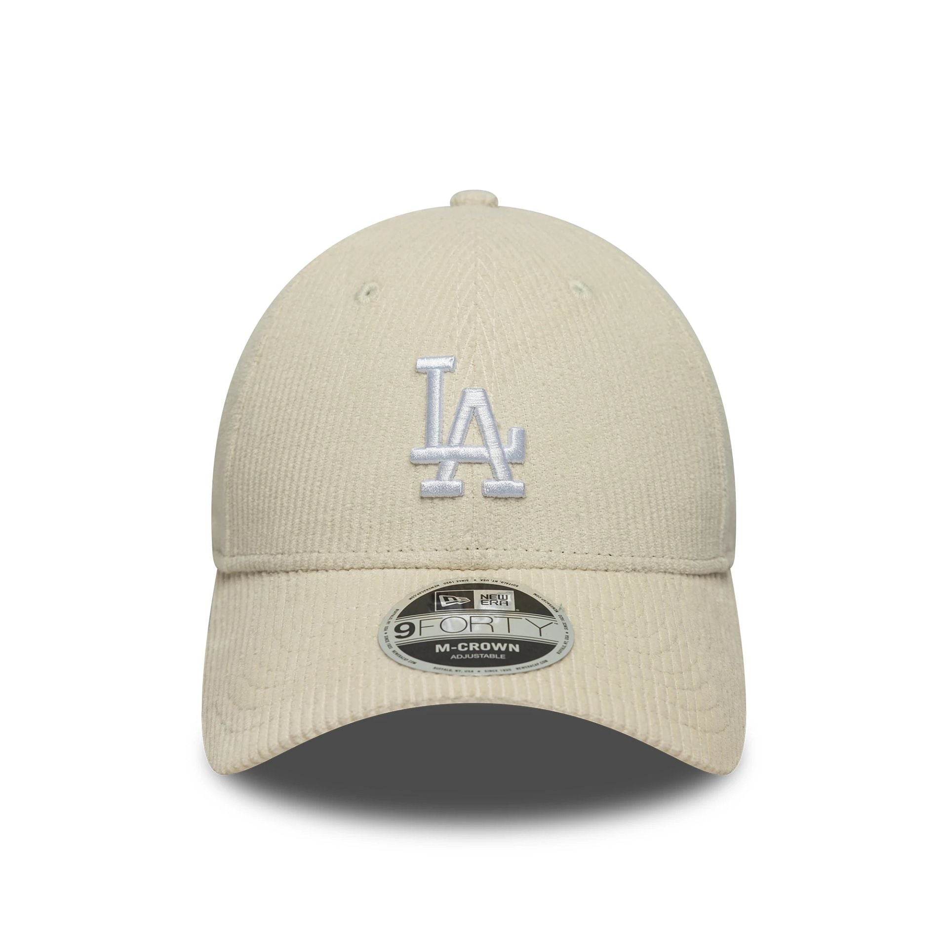 LA Dodgers MLB Cord Cream 9FORTY M-Crown Adjustable Cap | Accessories | NEW ERA | 60691060