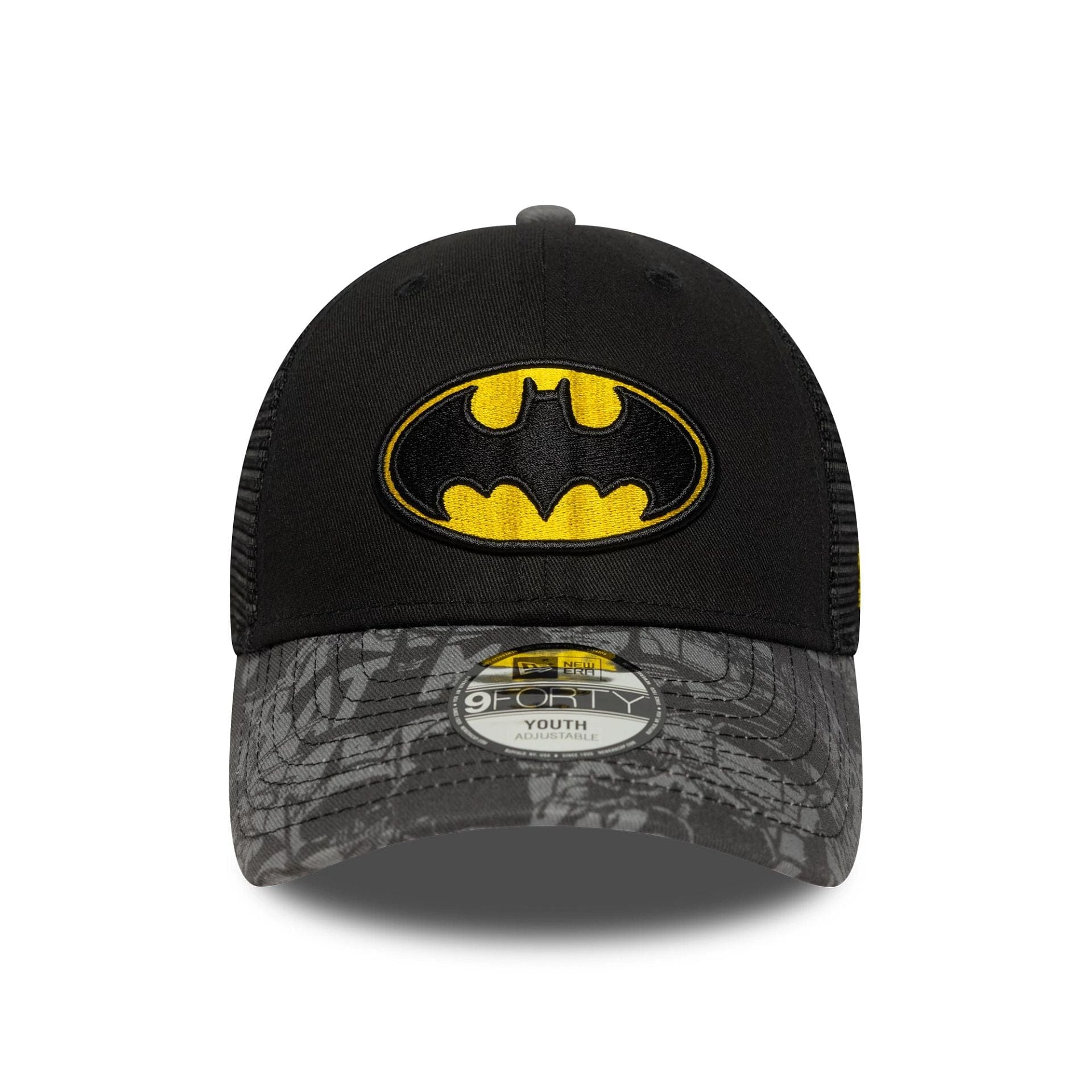 Batman Youth DC Black 9FORTY Trucker Adjustable Cap | Accessories | NEW ERA | 60691143 Batman Youth DC Black 9FORTY Trucker Adjustable Cap | Accessories | NEW ERA | 60691143