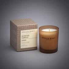 SCENTED CANDLE AMBER 140GR | ATELIER | AT02557