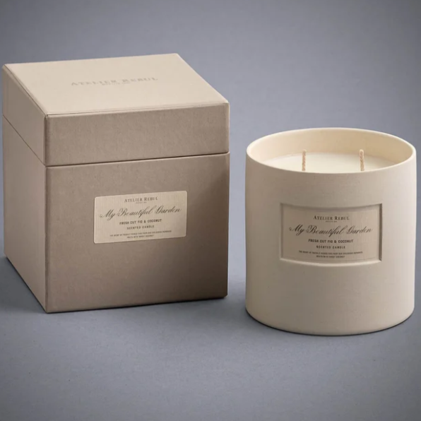 SCENTED CANDLE FRESH CUT FIG & COCONUT 600GR | ATELIER | AT02545