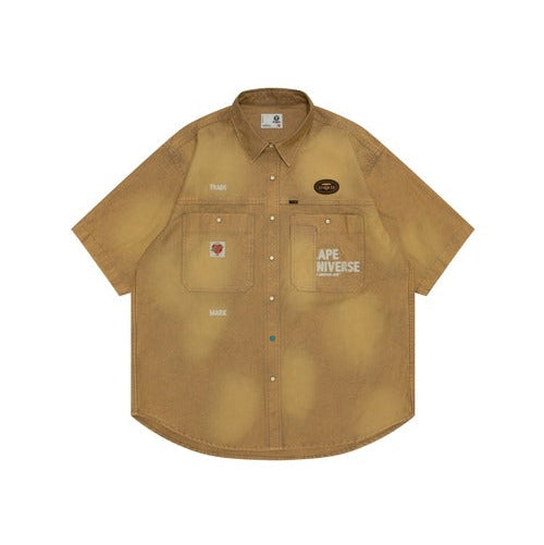 AAPE SHORT SLEEVE SHIRT | Men's Apparel | AAPE | AAPSRM8523XAOBGL