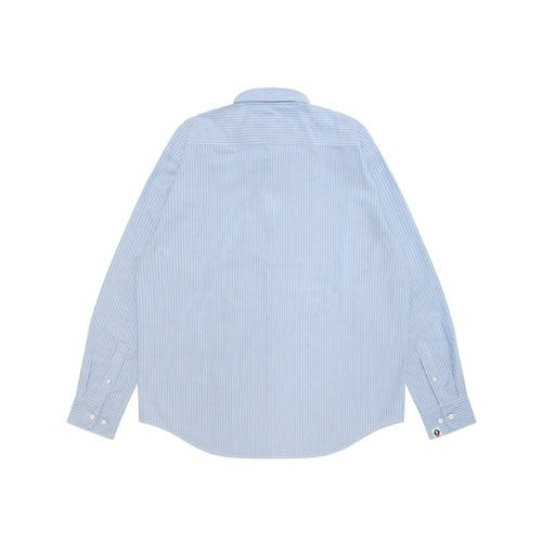 AAPE NOW LONG SLEEVE SHIRTS Blue White | Men's Apparel | AAPE | AAPSTM8539XAPB LA00S AAPE NOW LONG SLEEVE SHIRTS Blue White | Men's Apparel | AAPE | AAPSTM8539XAPB LA00S
