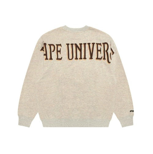 AAPE CREW NECK SWEAT Heather White | Men's Apparel | AAPE | AAPSWMC383XXPWH2 AAPE CREW NECK SWEAT Heather White | Men's Apparel | AAPE | AAPSWMC383XXPWH2