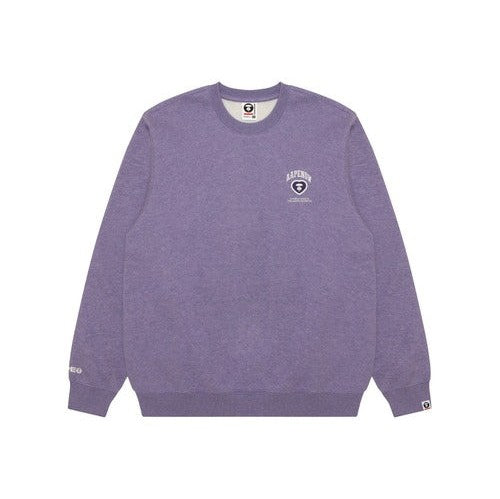 AAPE NOW HEART CREW NECK SWEAT Heather Purple | Men's Apparel | AAPE | AAPSWMC357XBPPP2 AAPE NOW HEART CREW NECK SWEAT Heather Purple | Men's Apparel | AAPE | AAPSWMC357XBPPP2