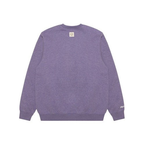AAPE NOW HEART CREW NECK SWEAT Heather Purple | Men's Apparel | AAPE | AAPSWMC357XBPPP2 AAPE NOW HEART CREW NECK SWEAT Heather Purple | Men's Apparel | AAPE | AAPSWMC357XBPPP2