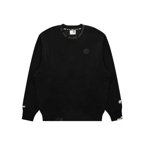 AAPE MAIN CREW NECK SWEAT BLACK | Men's Apparel | AAPE | AAPSWMC380XXPBKX AAPE MAIN CREW NECK SWEAT BLACK | Men's Apparel | AAPE | AAPSWMC380XXPBKX