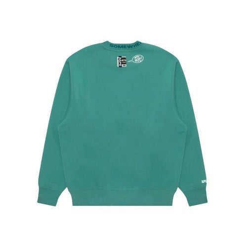 AAPE MAIN CREW NECK SWEAT Blue | Men's Apparel | AAPE | AAPSWMC380XXPBLR AAPE MAIN CREW NECK SWEAT Blue | Men's Apparel | AAPE | AAPSWMC380XXPBLR