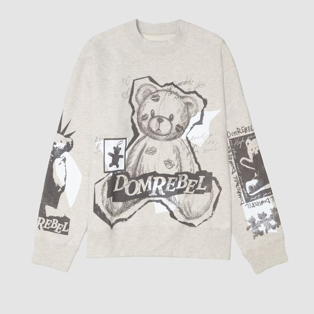 HIGH LOW - SWEATSHIRT GREIGE | Unisex Apparel | Domrebel | HIGH LOW - SWEATSHIRT GREIGE HIGH LOW - SWEATSHIRT GREIGE | Unisex Apparel | Domrebel | HIGH LOW - SWEATSHIRT GREIGE