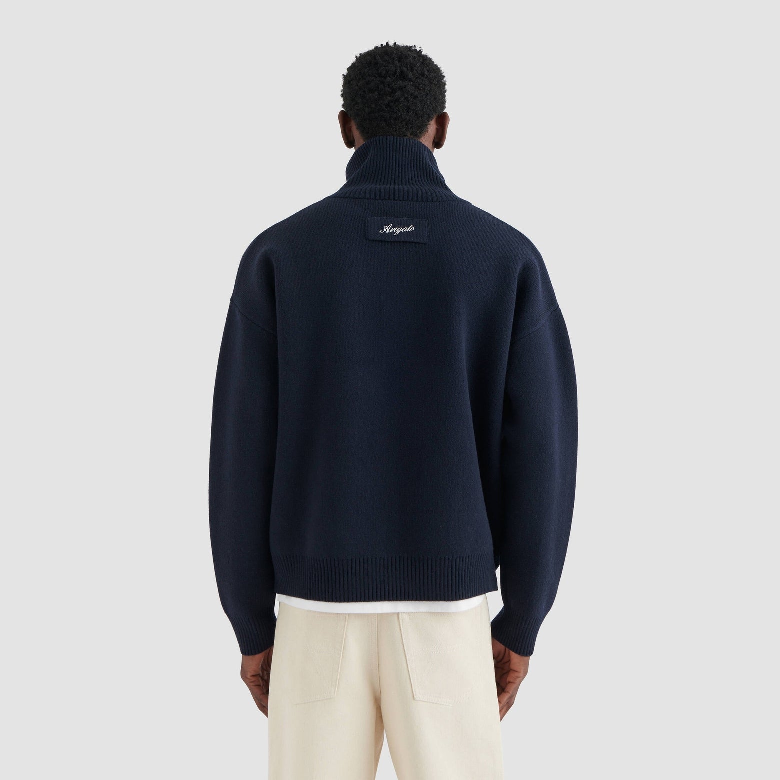 Core Zip-Up Sweater Navy | Men's Apparel | AXEL ARIGATO | A2143001 Core Zip-Up Sweater Navy | Men's Apparel | AXEL ARIGATO | A2143001
