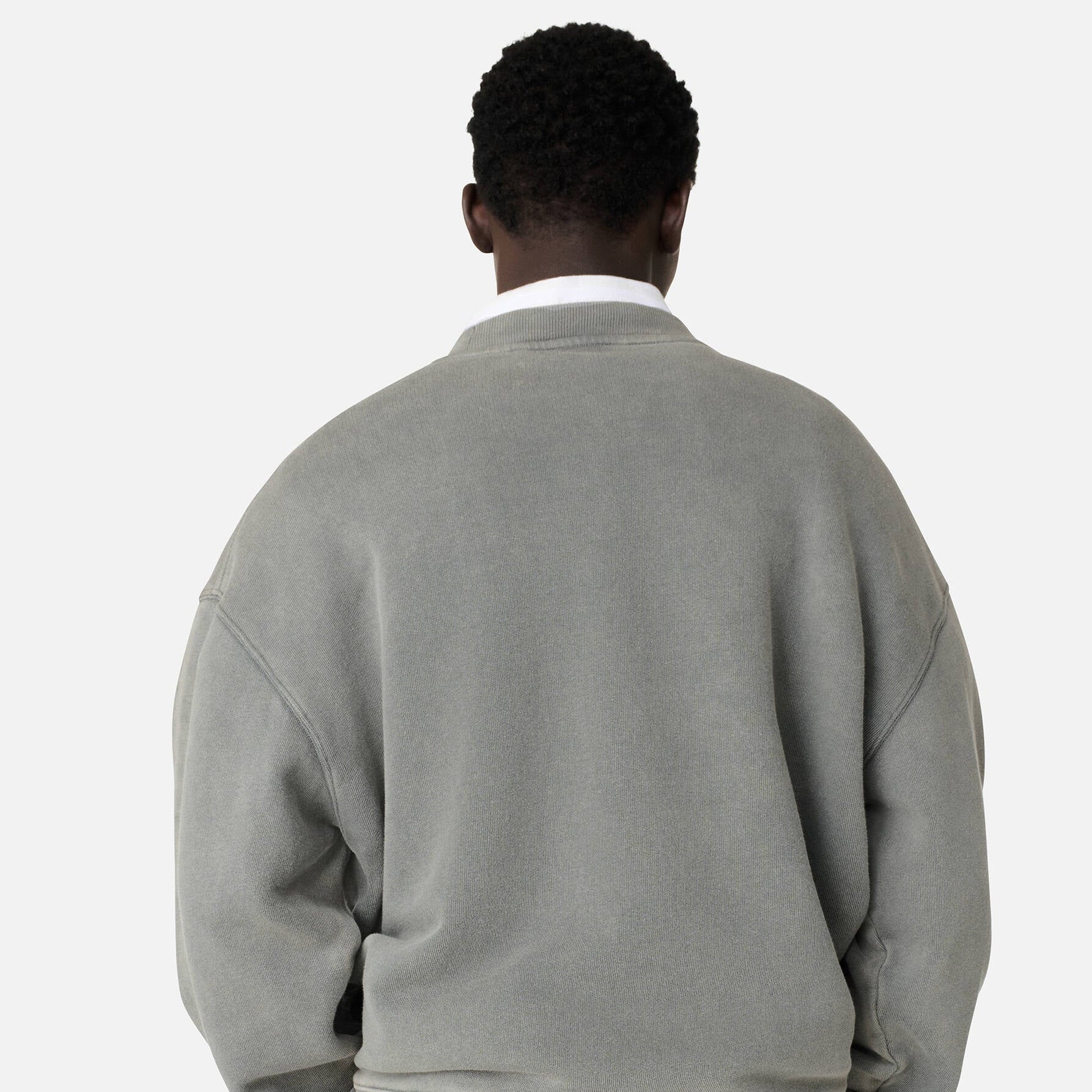 Distort Washed Sweatshirt Steel Grey | Men's Apparel | AXEL ARIGATO | A3122001 Distort Washed Sweatshirt Steel Grey | Men's Apparel | AXEL ARIGATO | A3122001