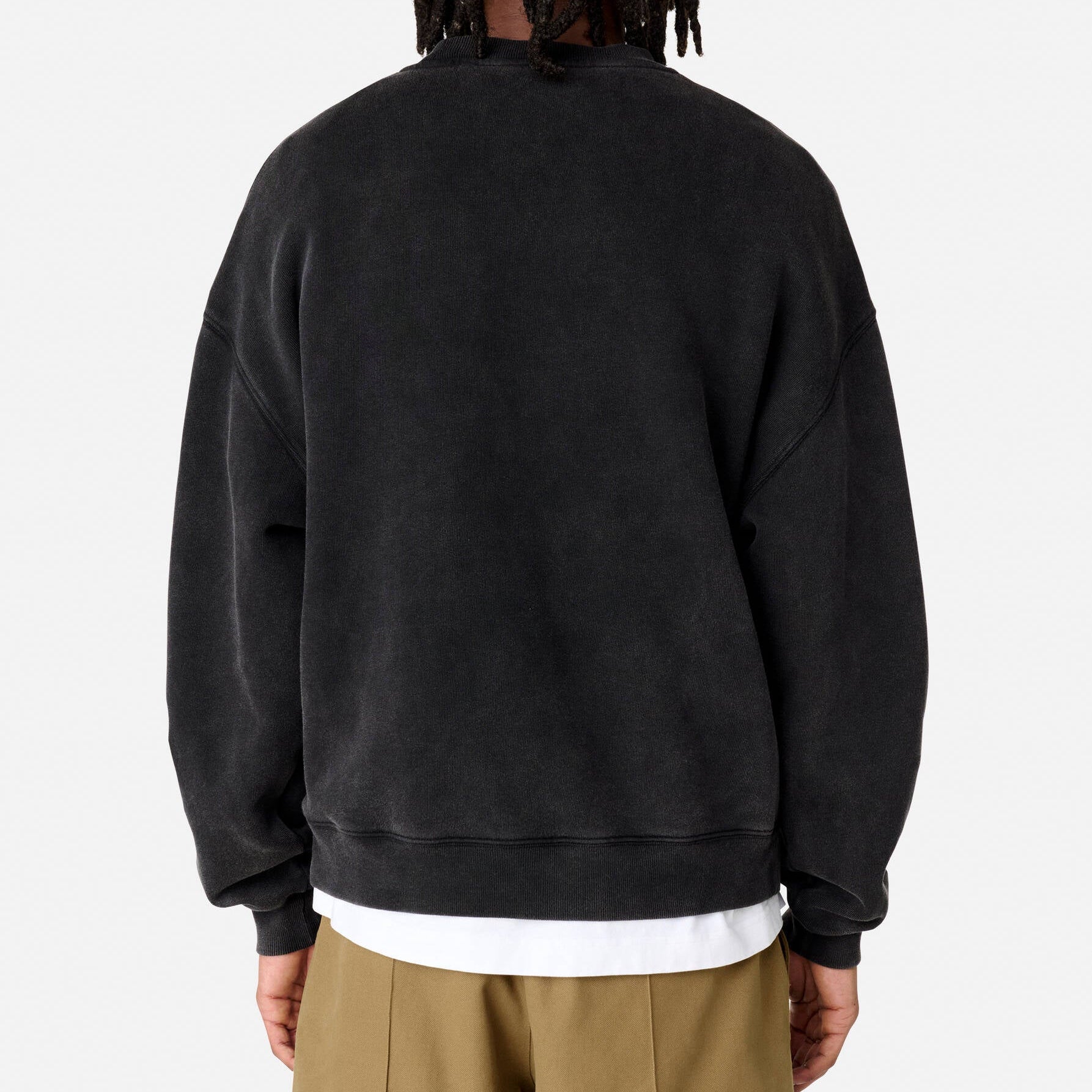 Distort Washed Sweatshirt Black | Men's Apparel | AXEL ARIGATO | A3122004 Distort Washed Sweatshirt Black | Men's Apparel | AXEL ARIGATO | A3122004