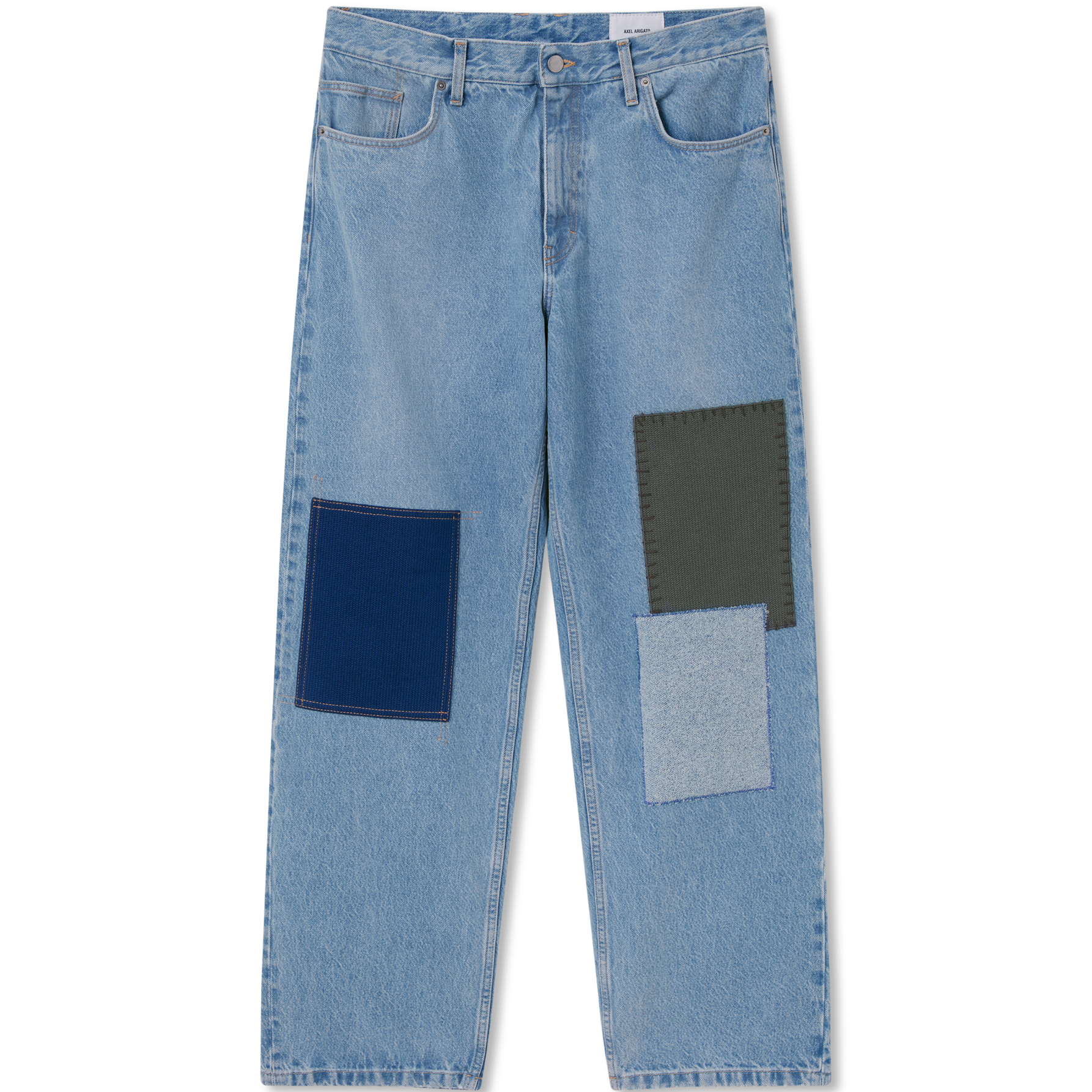Zine Embroidered Patch Jeans | Men's Apparel | AXEL ARIGATO | A3266001 Zine Embroidered Patch Jeans | Men's Apparel | AXEL ARIGATO | A3266001