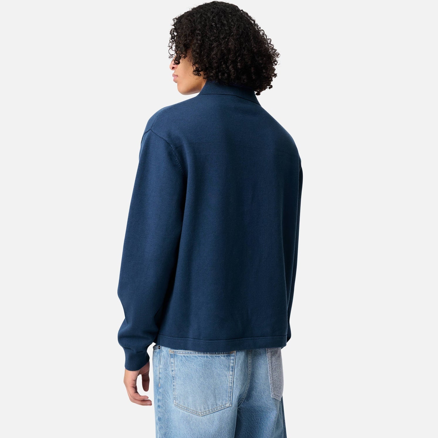 Frey Polo Sweater Navy | Unisex Apparel | AXEL ARIGATO | A3315002 Frey Polo Sweater Navy | Unisex Apparel | AXEL ARIGATO | A3315002