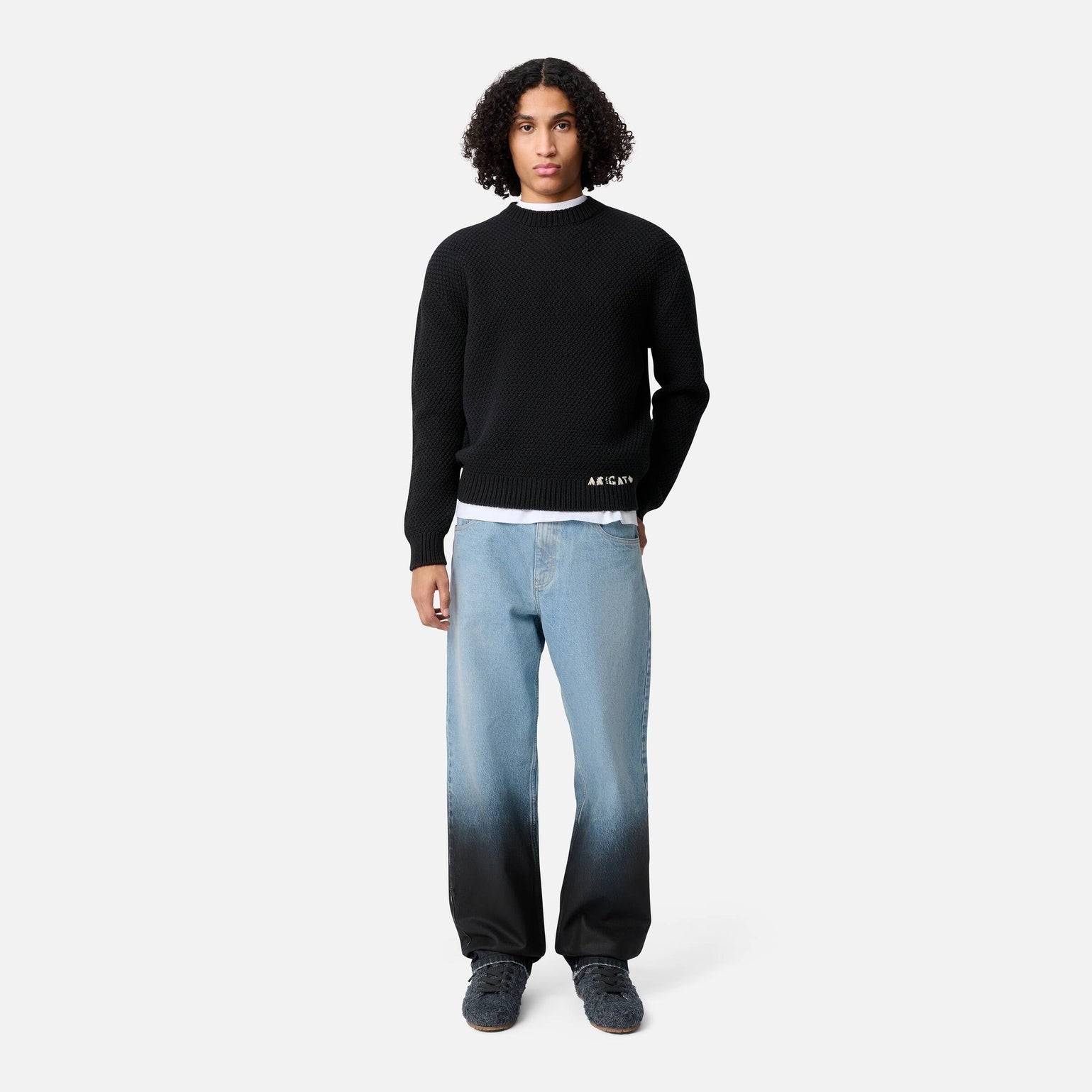 Block Sweater Black | Men's Apparel | AXEL ARIGATO | A3331003 Block Sweater Black | Men's Apparel | AXEL ARIGATO | A3331003