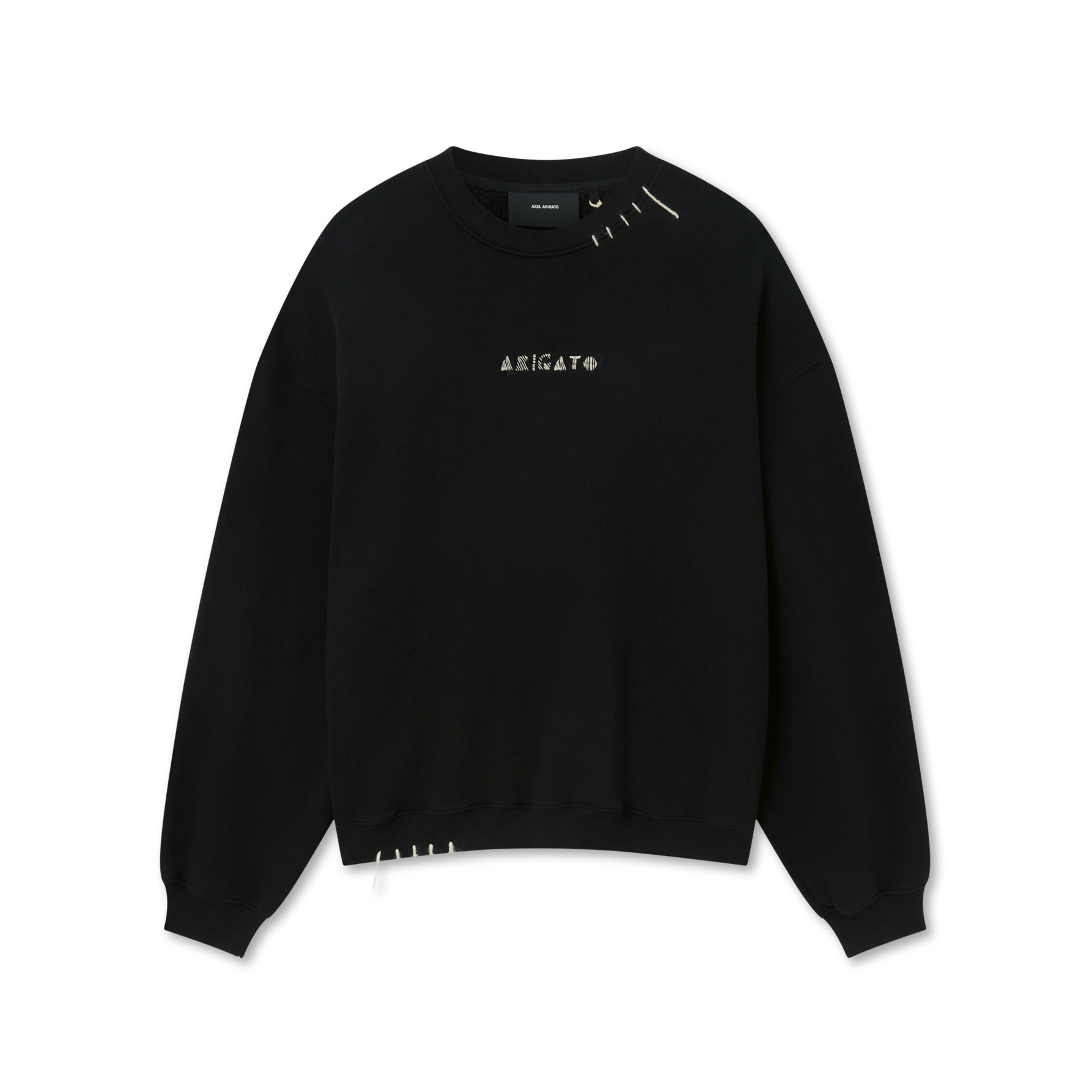 Loops Sweatshirt Black | Unisex Apparel | AXEL ARIGATO | A3435001 Loops Sweatshirt Black | Unisex Apparel | AXEL ARIGATO | A3435001