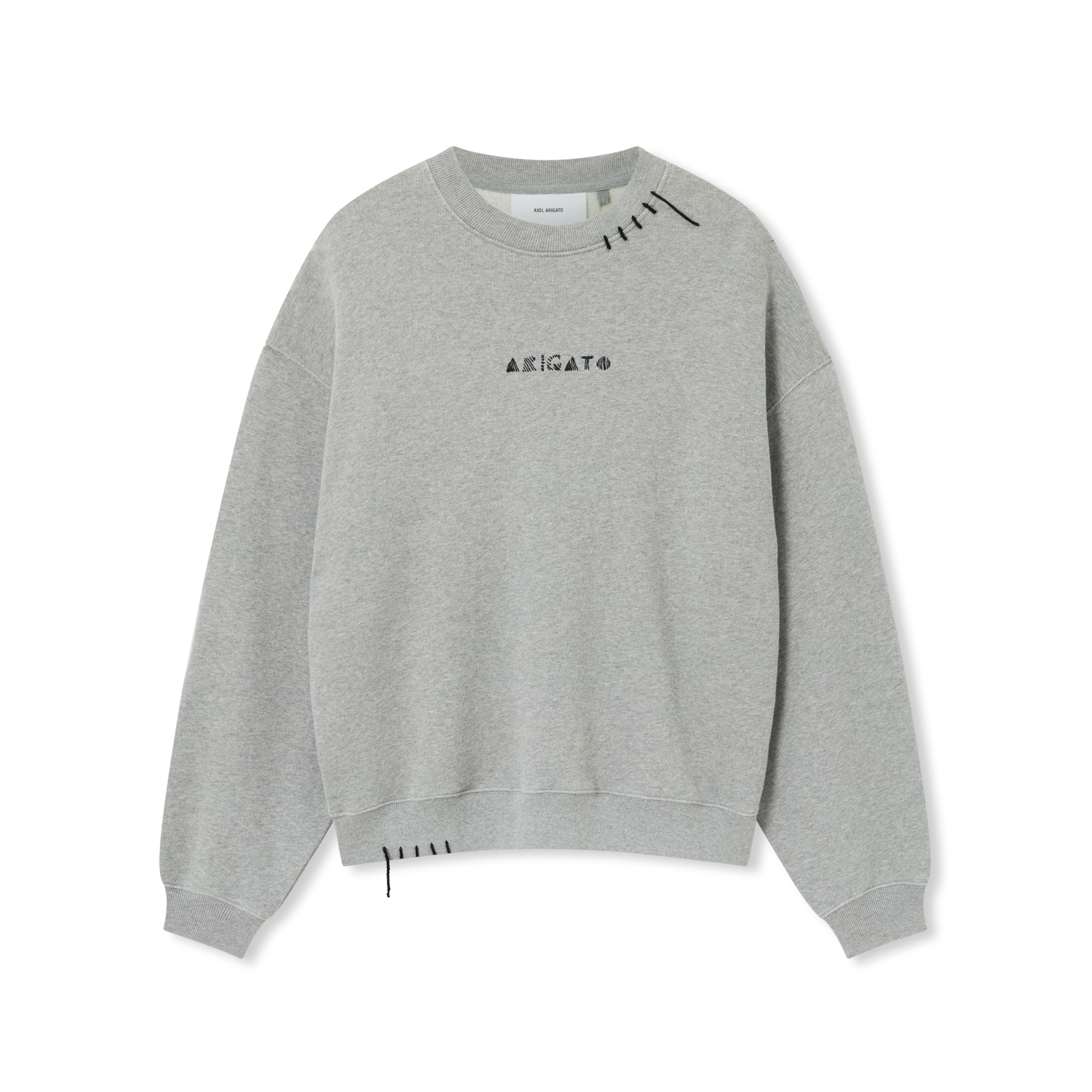 Loops Sweatshirt Grey Melange | Unisex Apparel | AXEL ARIGATO | A3435002 Loops Sweatshirt Grey Melange | Unisex Apparel | AXEL ARIGATO | A3435002