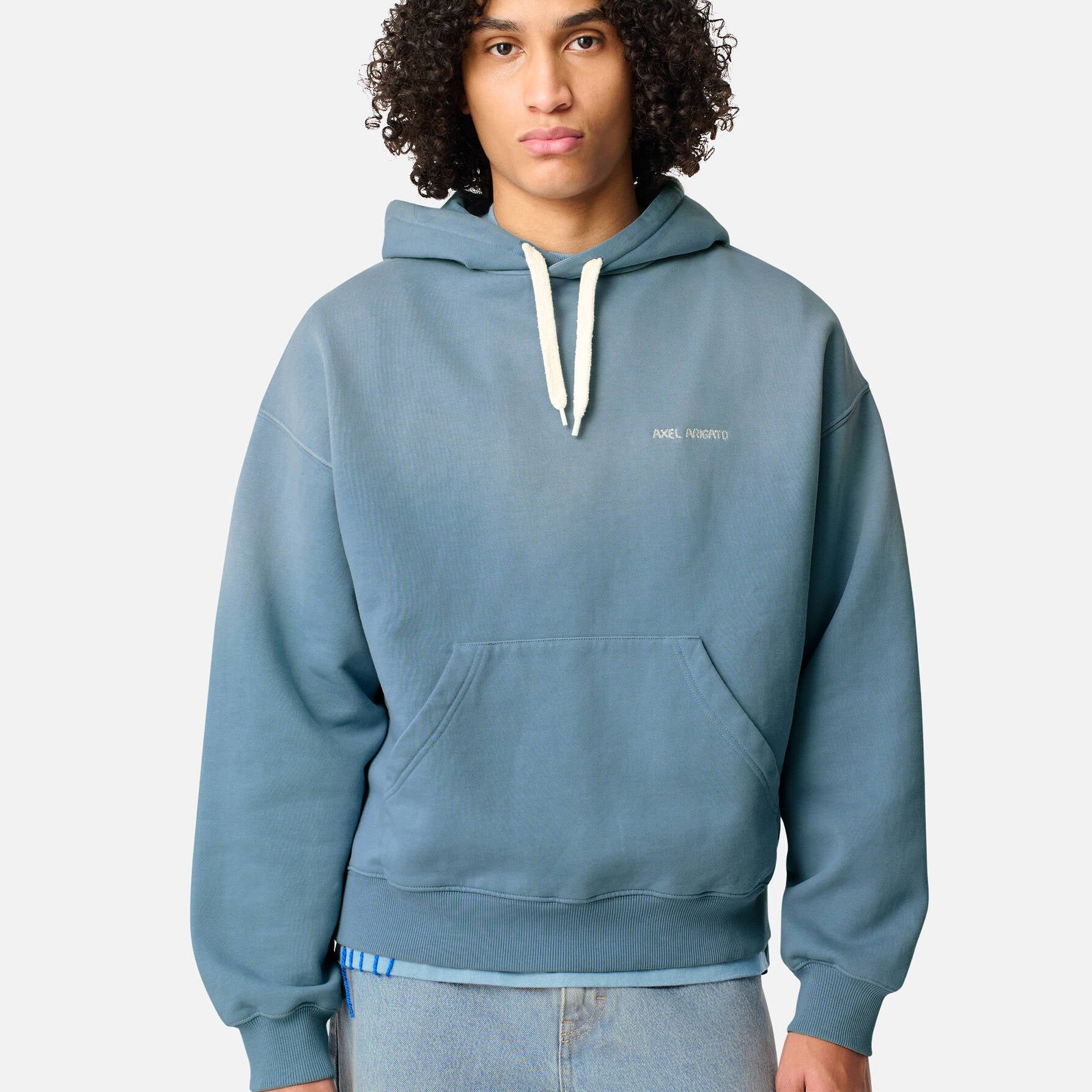 Ethos Hoodie Dusty Blue | Men's Apparel | AXEL ARIGATO | A3454002 Ethos Hoodie Dusty Blue | Men's Apparel | AXEL ARIGATO | A3454002