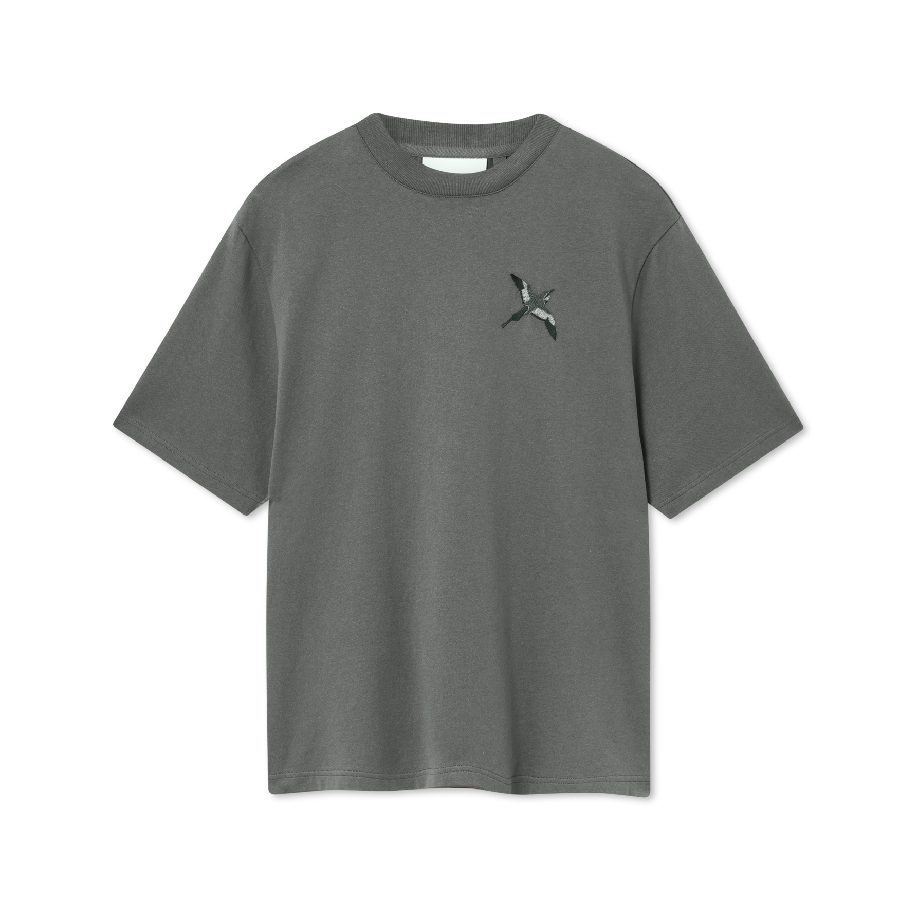 Micro Bee Bird T-Shirt Steel Grey | Unisex Apparel | AXEL ARIGATO | A3464003 Micro Bee Bird T-Shirt Steel Grey | Unisex Apparel | AXEL ARIGATO | A3464003