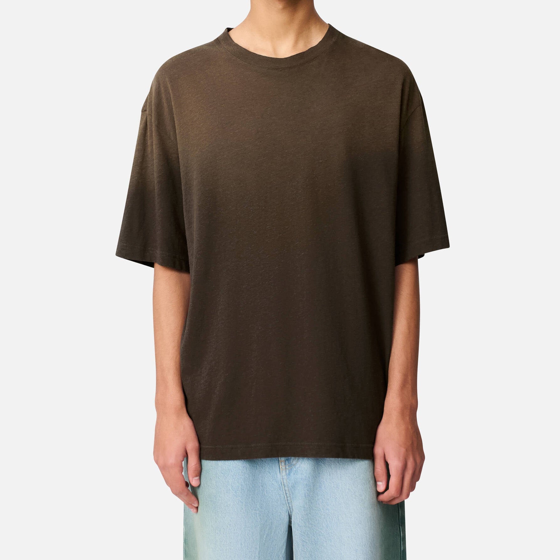 Bubble Reverse T-Shirt Dark Brown | Men's Apparel | AXEL ARIGATO | A3861001 Bubble Reverse T-Shirt Dark Brown | Men's Apparel | AXEL ARIGATO | A3861001