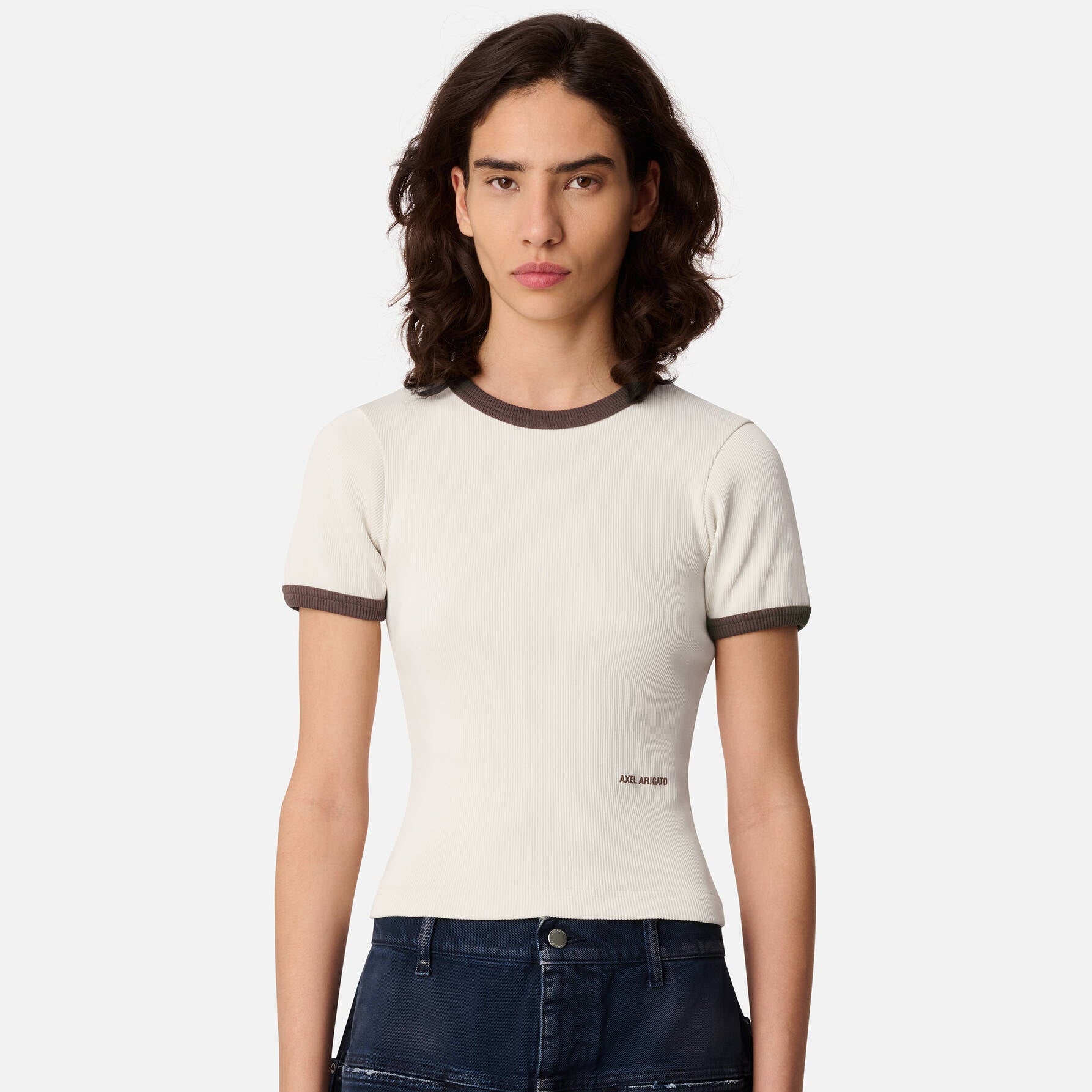 Dahlia T-Shirt Cream | Women's Apparel | AXEL ARIGATO | A4167001 Dahlia T-Shirt Cream | Women's Apparel | AXEL ARIGATO | A4167001
