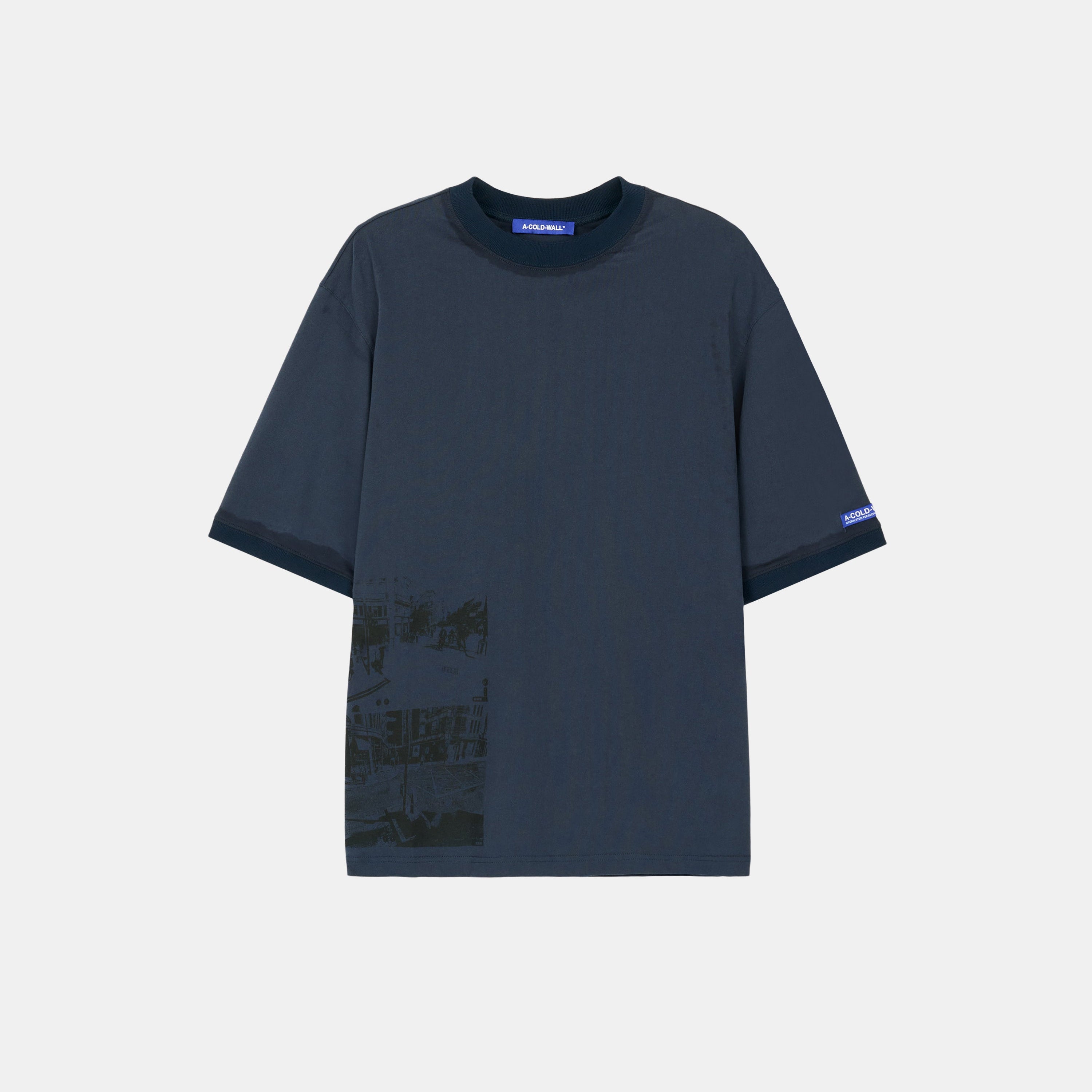 Street view Tshirt Safety BLUE | Men's Apparel | A-COLD-WALL | ACWMTS218 BLU