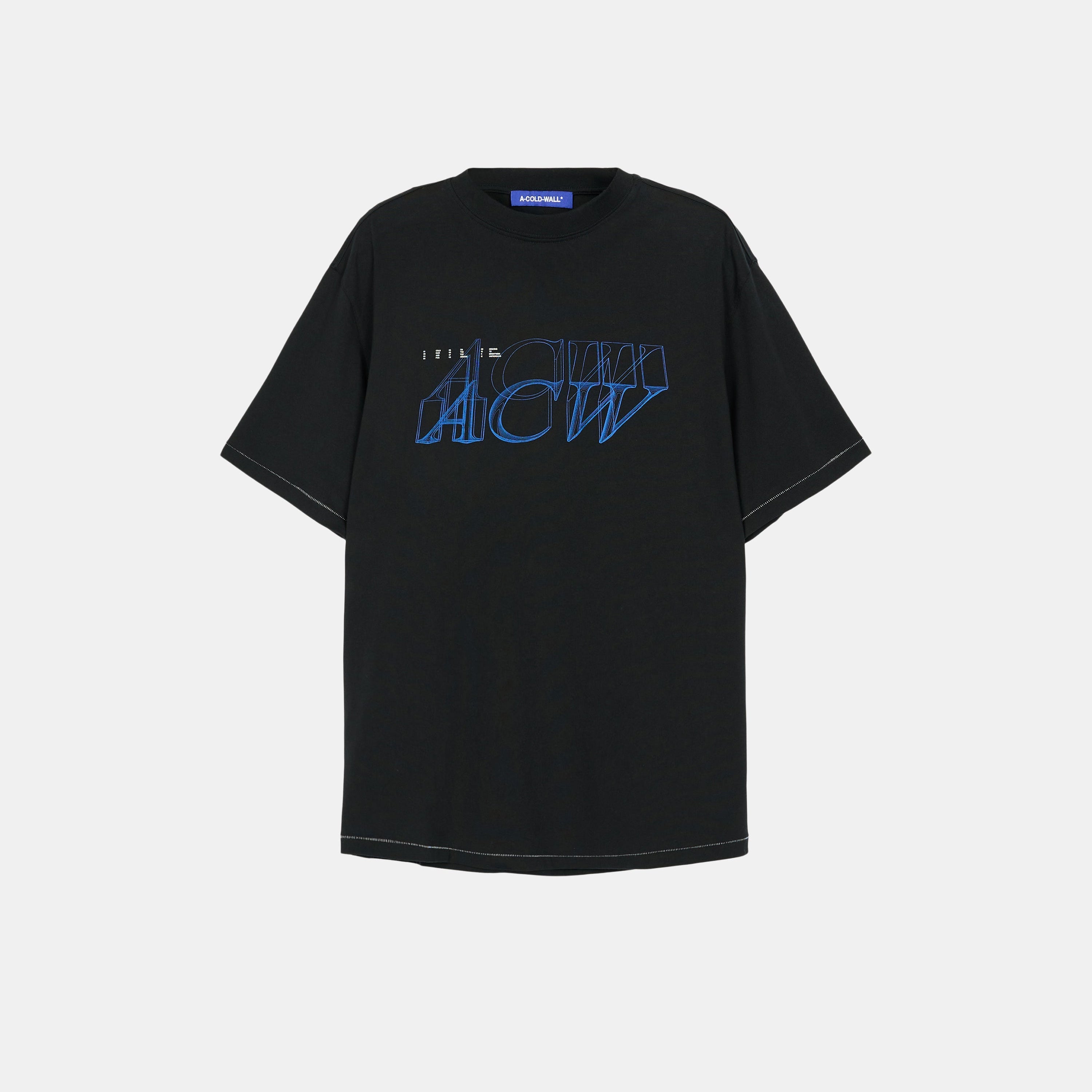 Serif T-Shirt Onyx | Men's Apparel | A-COLD-WALL | ACWMTS233 BLK