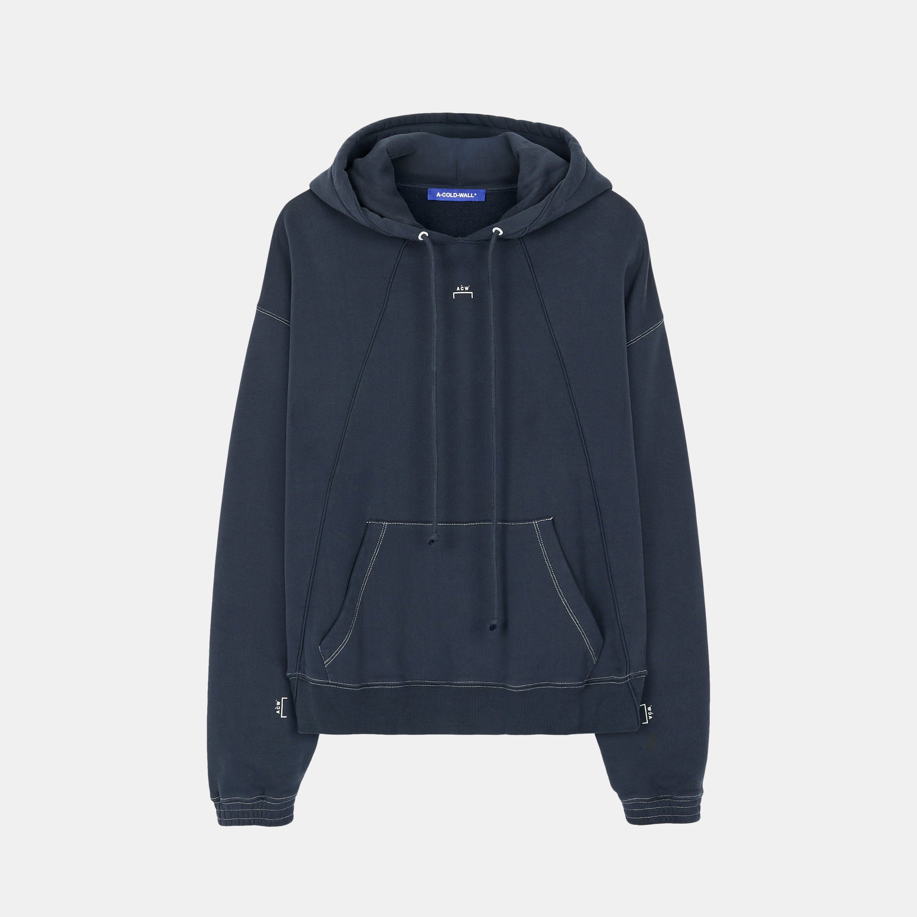 Knitted MILLBANK HOODIE BLUE | Men's Apparel | A-COLD-WALL | ACWMW231 BLU Knitted MILLBANK HOODIE BLUE | Men's Apparel | A-COLD-WALL | ACWMW231 BLU