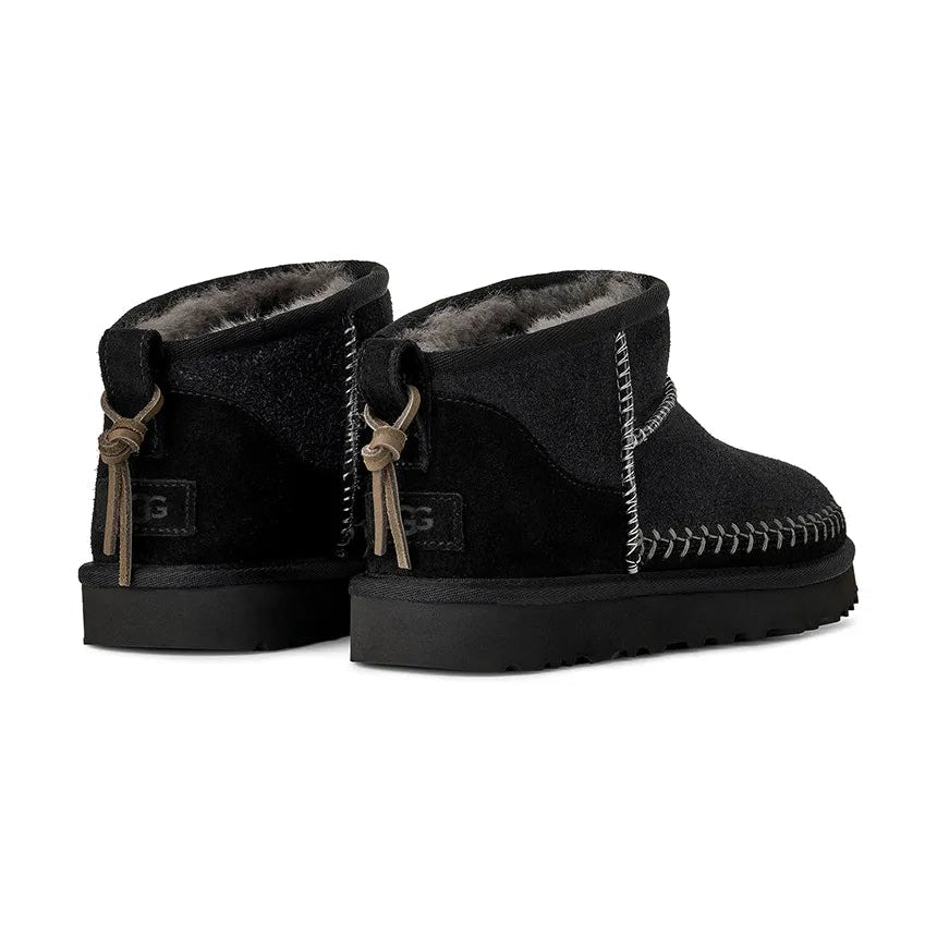W Classic Ultra Mini Biarritz BLACK | Women's Footwear | UGG | 1171538 BLK W Classic Ultra Mini Biarritz BLACK | Women's Footwear | UGG | 1171538 BLK