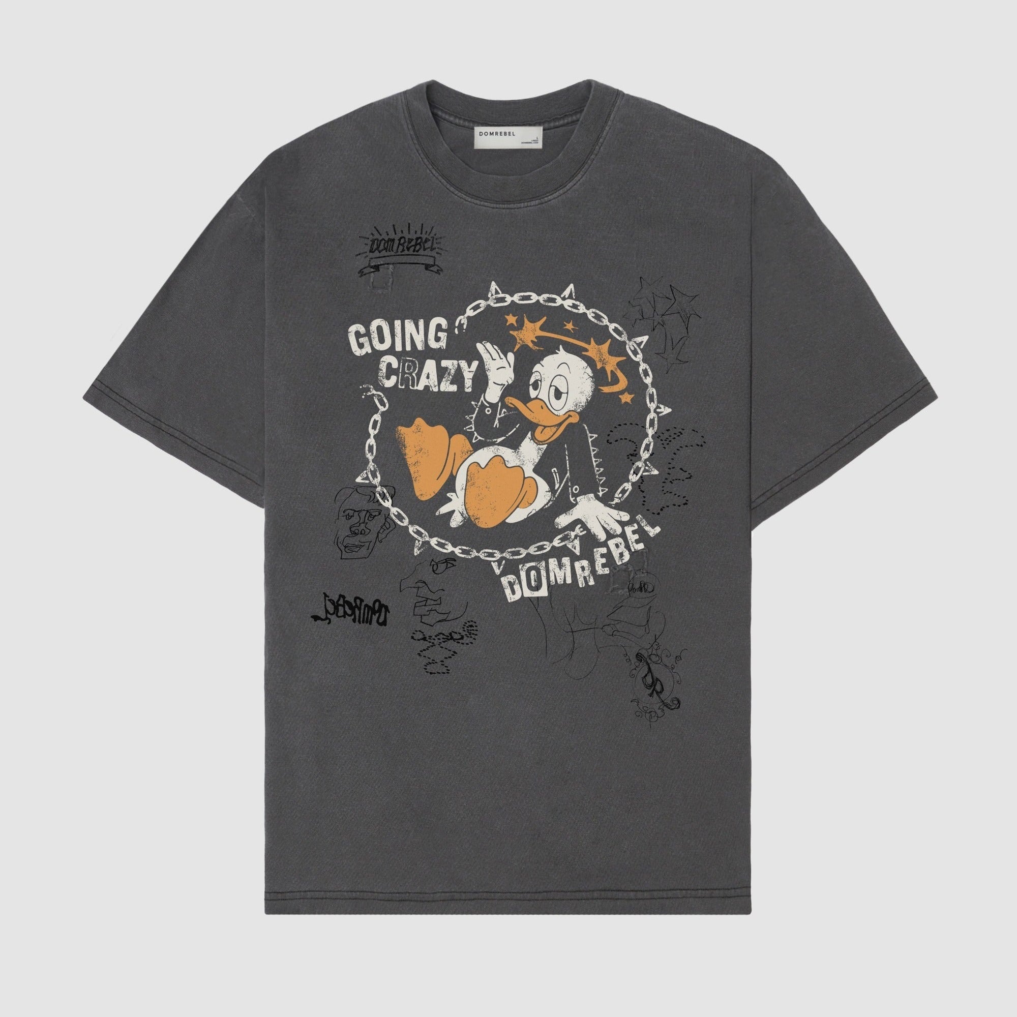CRAY - T-SHIRT FADED BLACK | Men's Apparel | Domrebel | CRAY - T-SHIRT FADED BLACK CRAY - T-SHIRT FADED BLACK | Men's Apparel | Domrebel | CRAY - T-SHIRT FADED BLACK