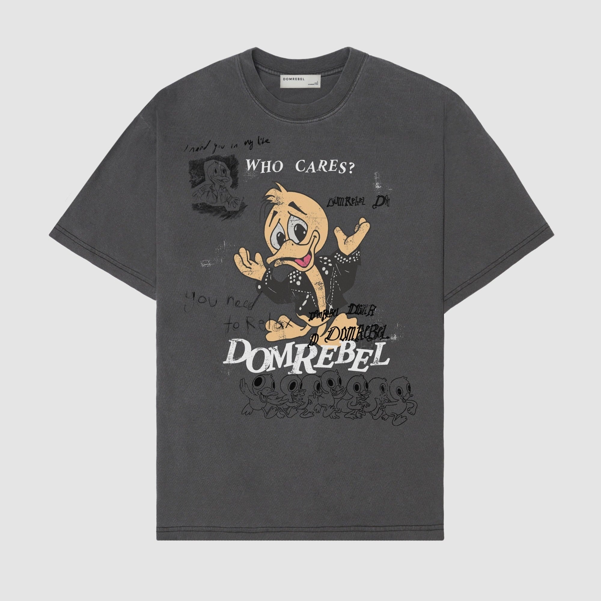 WHO CARES - T-SHIRT FADED BLACK | Men's Apparel | Domrebel | WHO CARES - T-SHIRT FADED BLACK WHO CARES - T-SHIRT FADED BLACK | Men's Apparel | Domrebel | WHO CARES - T-SHIRT FADED BLACK