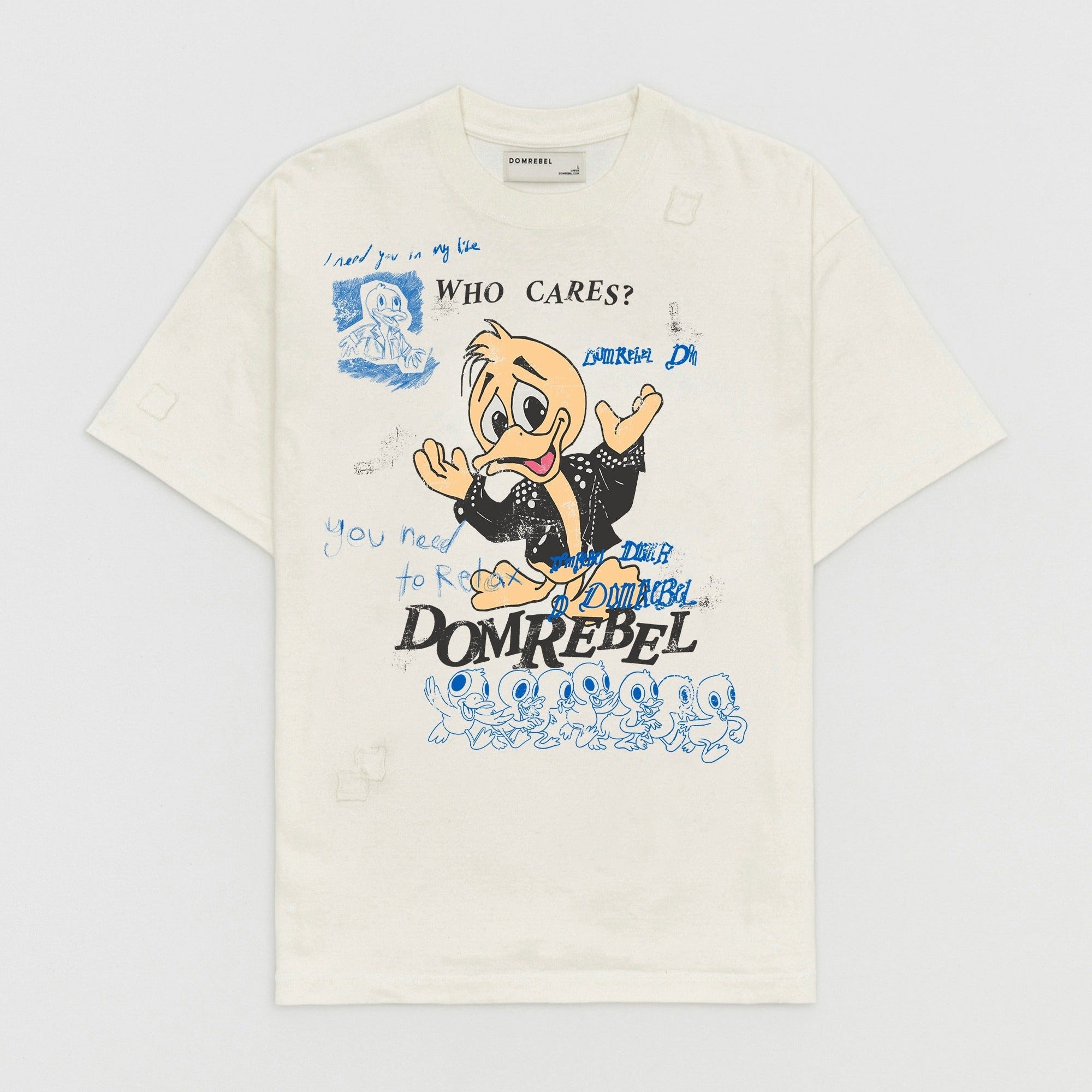 WHO CARES - T-SHIRT OLDWHITE | Men's Apparel | Domrebel | WHO CARES - T-SHIRT OLDWHITE WHO CARES - T-SHIRT OLDWHITE | Men's Apparel | Domrebel | WHO CARES - T-SHIRT OLDWHITE