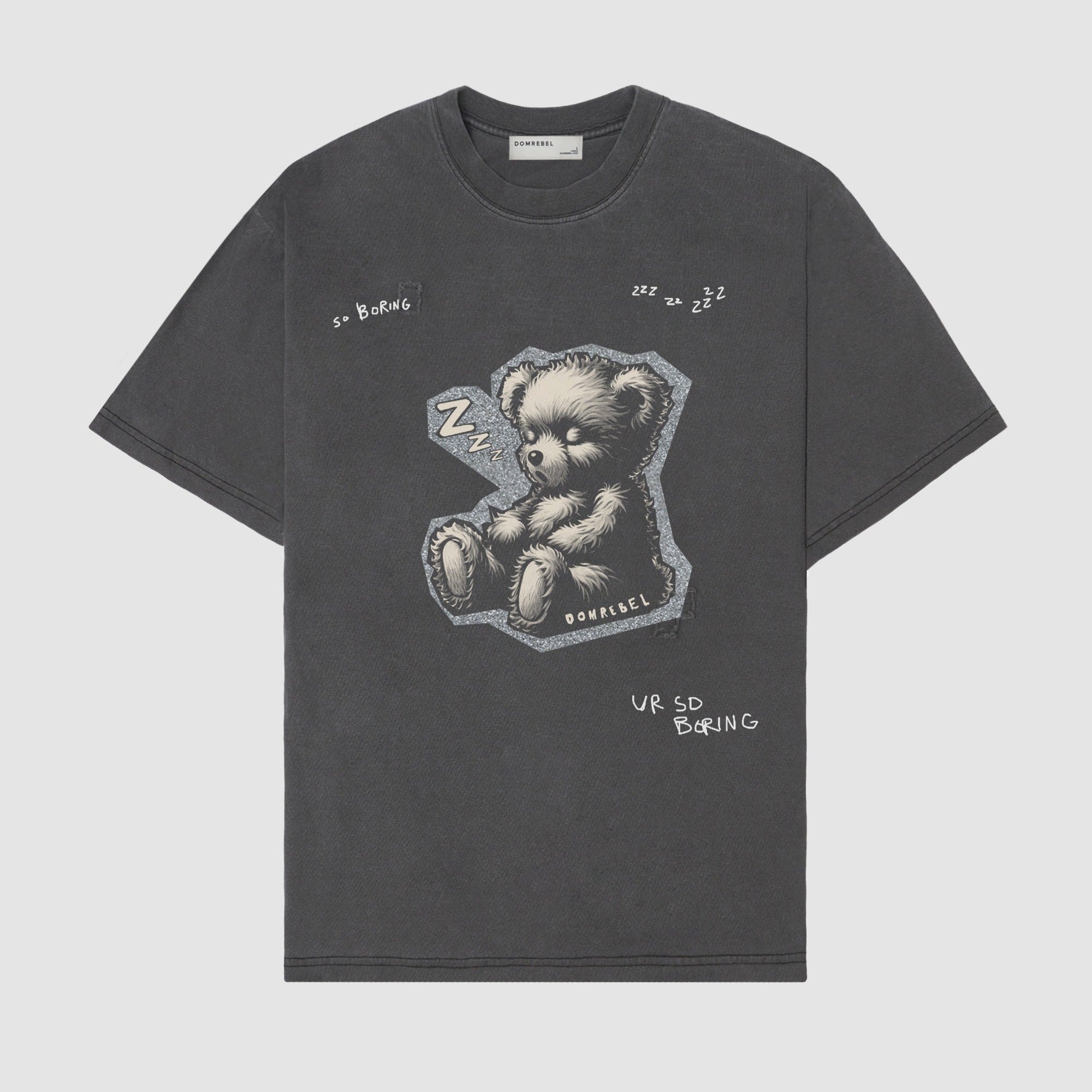 ZZZ BEAR - T-SHIRT OLD BLACK | Men's Apparel | Domrebel | ZZZ BEAR - T-SHIRT OLD BLACK ZZZ BEAR - T-SHIRT OLD BLACK | Men's Apparel | Domrebel | ZZZ BEAR - T-SHIRT OLD BLACK