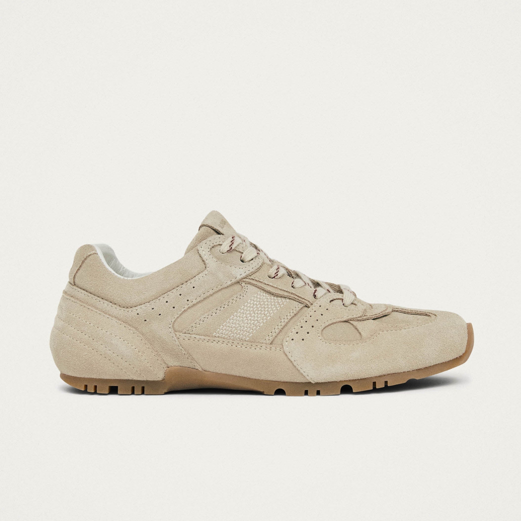Tb.56 Suede Cream Leather Sneakers | Women's Footwear | ALOHAS | S100822-01
