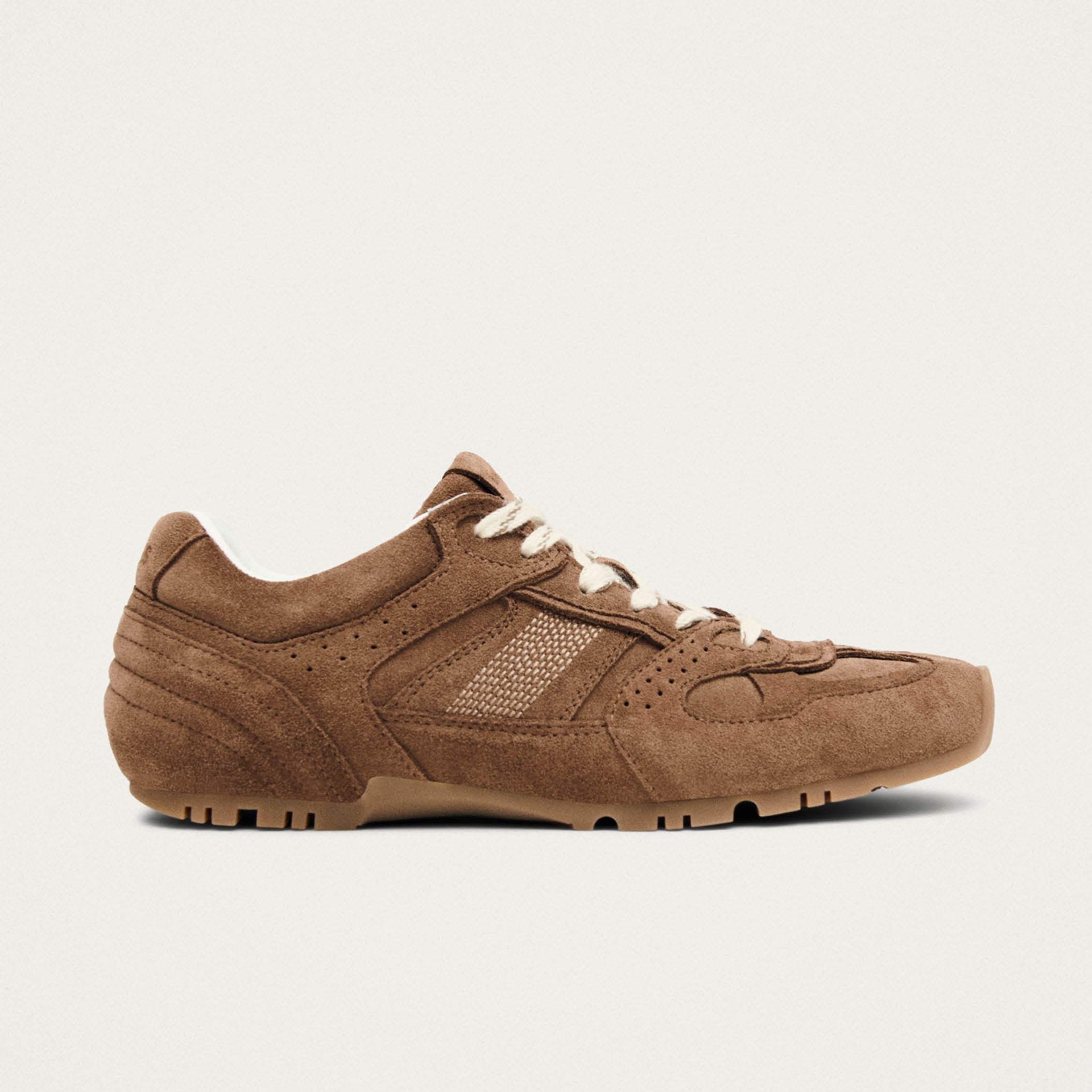 Tb.56 Suede Brown Leather Sneakers | Women's Footwear | ALOHAS | S100822-03