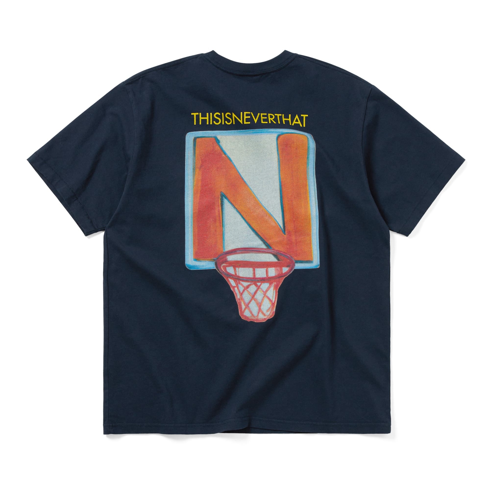 N Basketball Hoop Tee Navy | Men's Apparel | THIS IS NEVER THAT | TN251TTSST03-NAVY N Basketball Hoop Tee Navy | Men's Apparel | THIS IS NEVER THAT | TN251TTSST03-NAVY
