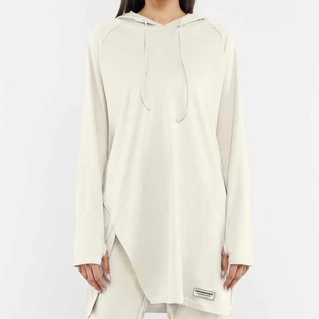 Recycled Soft skin Oversized Sports Top Ivory | Women's Apparel | THEGIVINGMOVEMENT | S1199V14IVWM_2 Recycled Soft skin Oversized Sports Top Ivory | Women's Apparel | THEGIVINGMOVEMENT | S1199V14IVWM_2