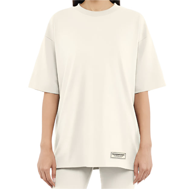 Organic Cotton Jersey Oversized T-Shirt Ivory | Unisex Apparel | THEGIVINGMOVEMENT | S14CJV14IVWM_1 Organic Cotton Jersey Oversized T-Shirt Ivory | Unisex Apparel | THEGIVINGMOVEMENT | S14CJV14IVWM_1
