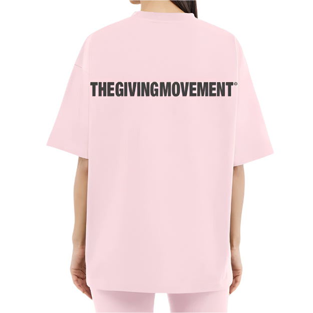 Organic Cotton Jersey Oversized T-Shirt Marshmallow Pink | Women's Apparel | THEGIVINGMOVEMENT | S14CJV14MMPWM_1 Organic Cotton Jersey Oversized T-Shirt Marshmallow Pink | Women's Apparel | THEGIVINGMOVEMENT | S14CJV14MMPWM_1