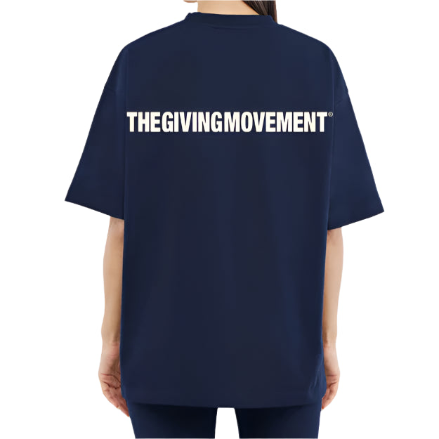 Organic Cotton Jersey Oversized T-Shirt Navy | Unisex Apparel | THEGIVINGMOVEMENT | S14CJV14NVYWM_1 Organic Cotton Jersey Oversized T-Shirt Navy | Unisex Apparel | THEGIVINGMOVEMENT | S14CJV14NVYWM_1