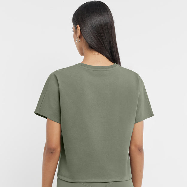 Organic Cotton Jersey Regular Fit Knot Front T-Shirt Clay | Women's Apparel | THEGIVINGMOVEMENT | S1731V14CLYWM_3 Organic Cotton Jersey Regular Fit Knot Front T-Shirt Clay | Women's Apparel | THEGIVINGMOVEMENT | S1731V14CLYWM_3