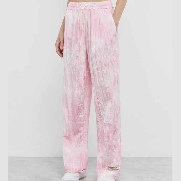 Recycled Textured Satin 30 inch Stripe Wide Leg Pants Marshmallow Pink | Women's Apparel | THEGIVINGMOVEMENT | S1753V14MMPWM_2 Recycled Textured Satin 30 inch Stripe Wide Leg Pants Marshmallow Pink | Women's Apparel | THEGIVINGMOVEMENT | S1753V14MMPWM_2