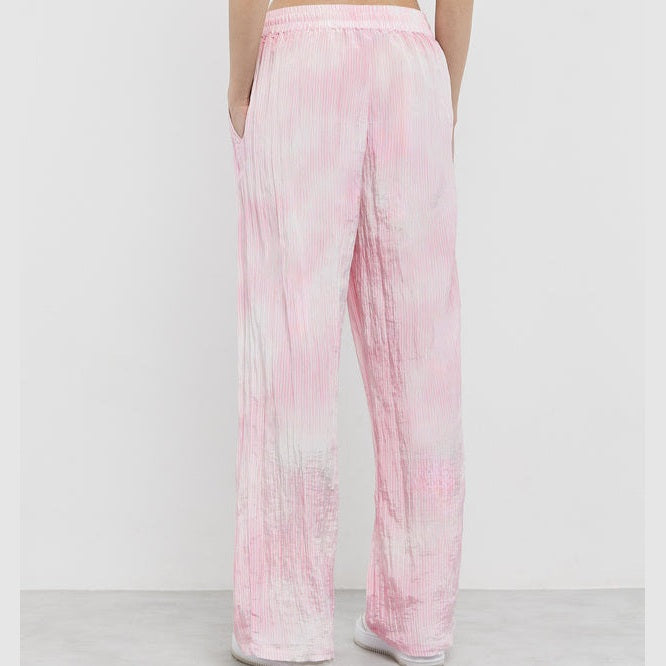 Recycled Textured Satin 30 inch Stripe Wide Leg Pants Marshmallow Pink | Women's Apparel | THEGIVINGMOVEMENT | S1753V14MMPWM_2 Recycled Textured Satin 30 inch Stripe Wide Leg Pants Marshmallow Pink | Women's Apparel | THEGIVINGMOVEMENT | S1753V14MMPWM_2