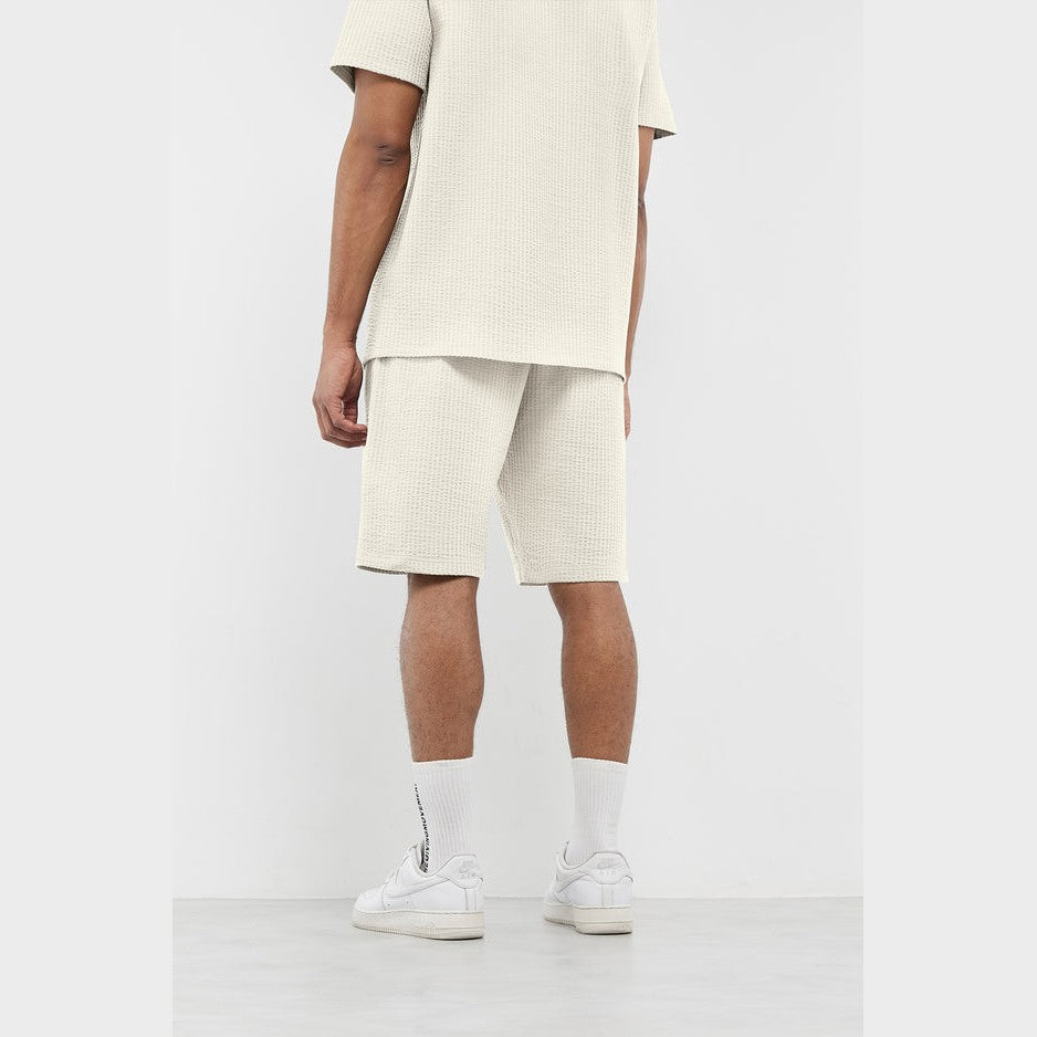 Textured Cotton 10 inch Shorts Ivory | Men's Apparel | THEGIVINGMOVEMENT | S1761V14IVMN_2 Textured Cotton 10 inch Shorts Ivory | Men's Apparel | THEGIVINGMOVEMENT | S1761V14IVMN_2